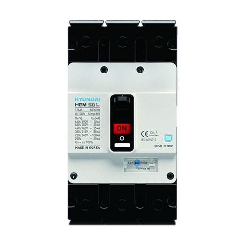 MCCB HYUNDAI 3P 50A 55kA ( HGM50L-F )